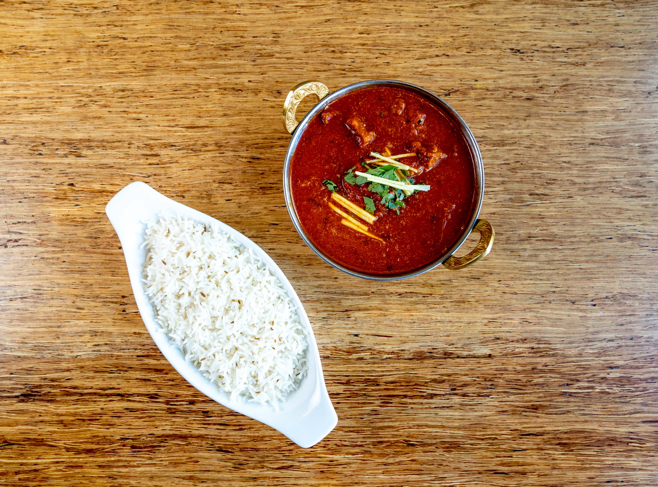 Lamb Rogan Josh Plate by Chef Sukhchain Singh
