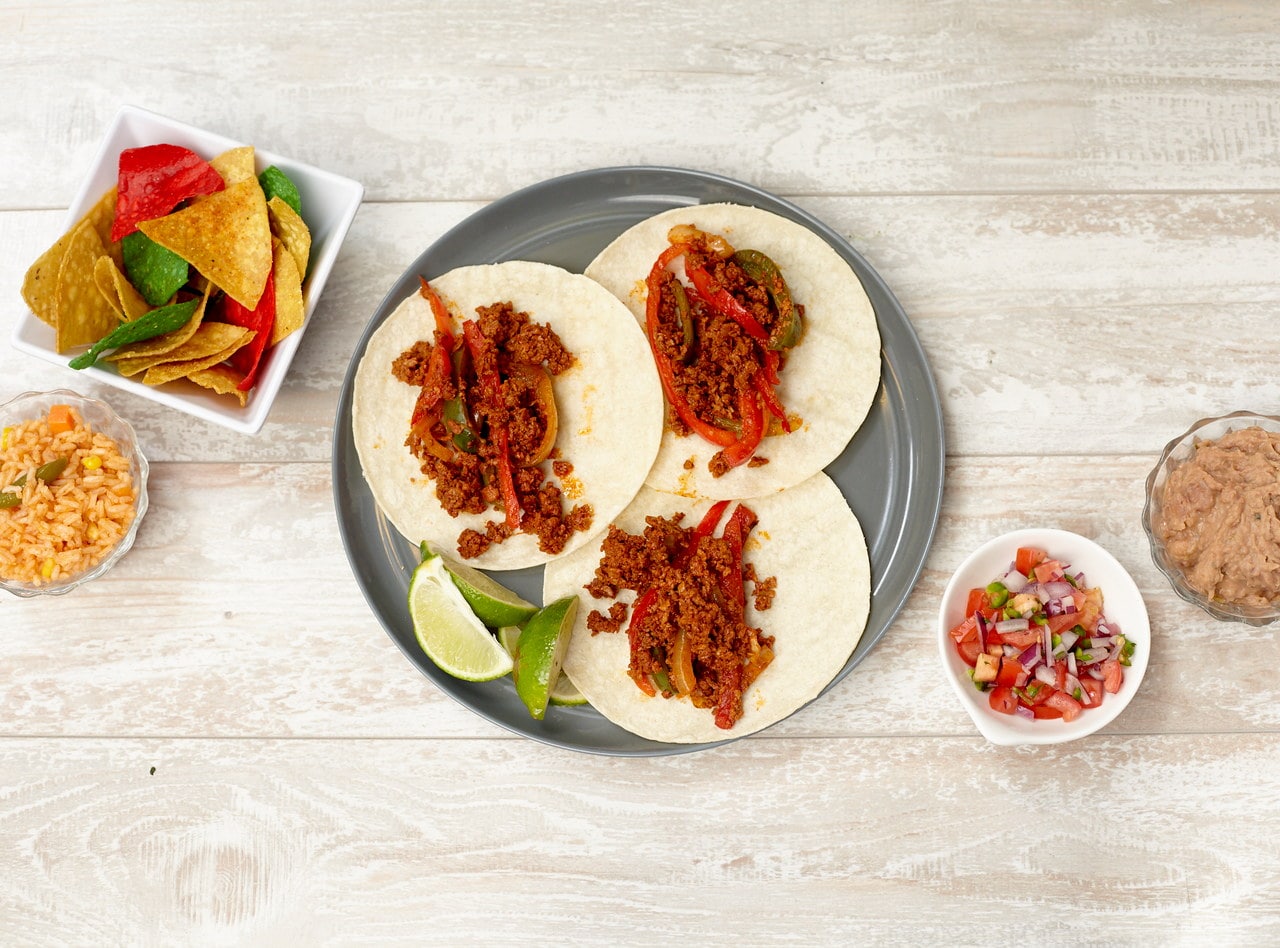Soyrizo and Veggie Tacos Boxed Lunch by Chef Frankie Morales - Cocina MX32