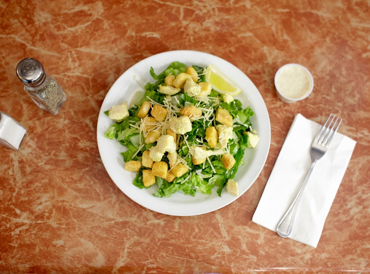 Caesar Salad with Chicken - Whole Size by Chef Amir Razzaghi