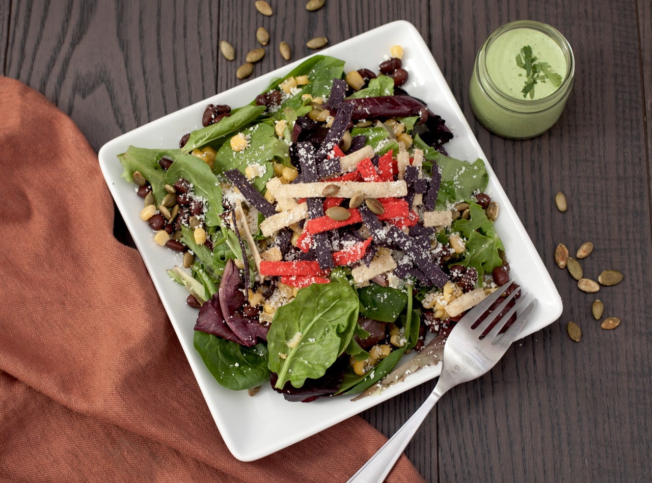 Individual Mexican Loco Salad by Chef Frankie Morales - Cocina MX32
