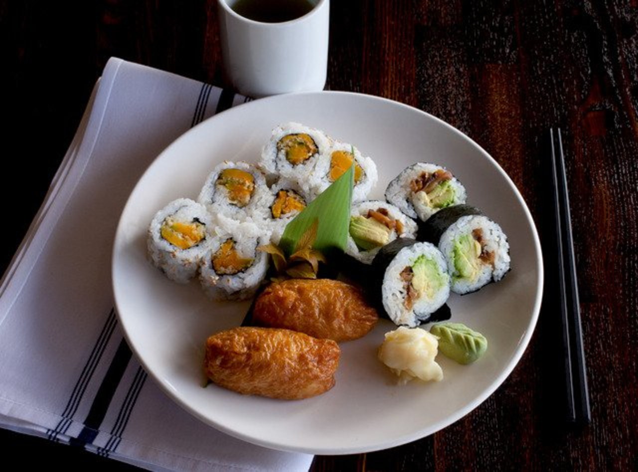 Vegetarian Sushi Platter by Chef Hideaki Taneda
