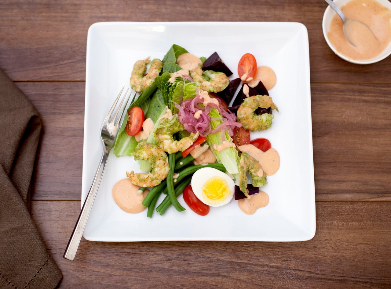 Shrimp Louie Salad by Chef Una Kim
