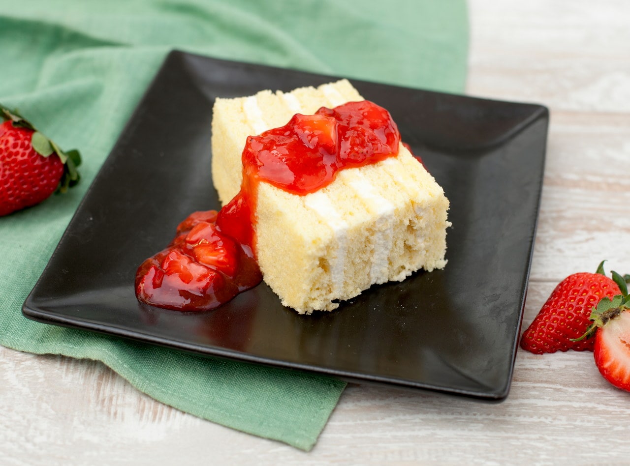 Mini Strawberry & Cream Torte by Chef Jasmin Bell