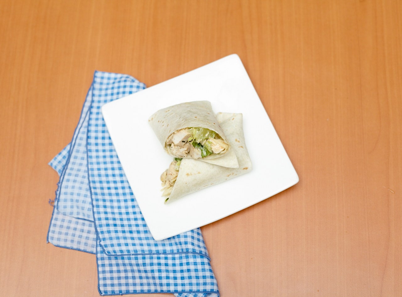 Chicken Caesar Wrap by Chef Jesse & Ripe Catering Team