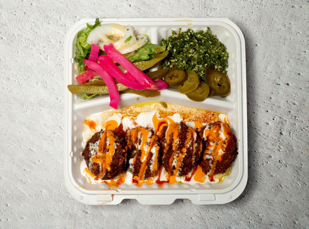 Falafel Plate by Chef Ibrahim Al