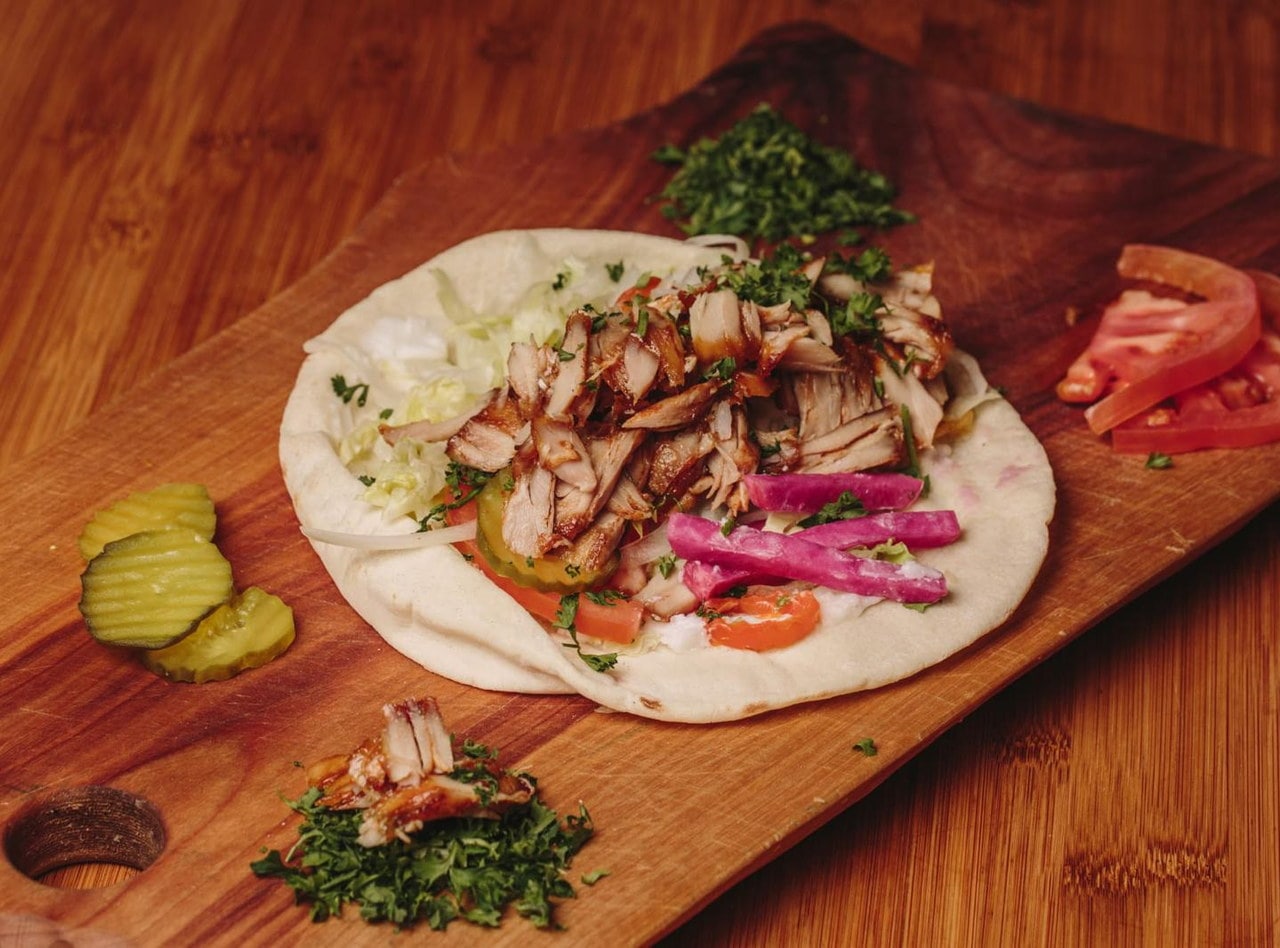 Chicken Shawarma Wrap by Chef Hisham Wattar