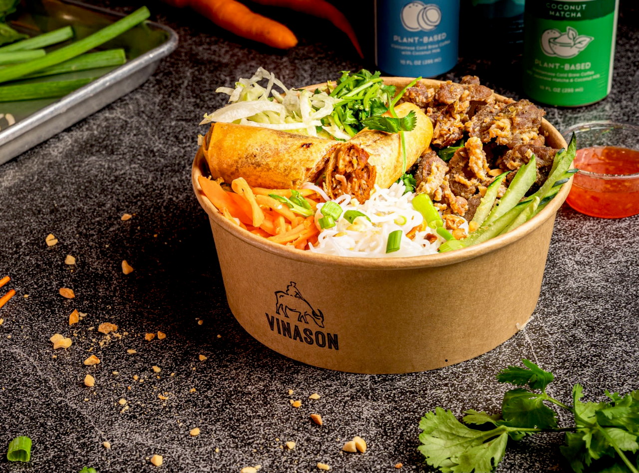 Tofu Vermicelli Bowl Boxed Lunch by Vinason