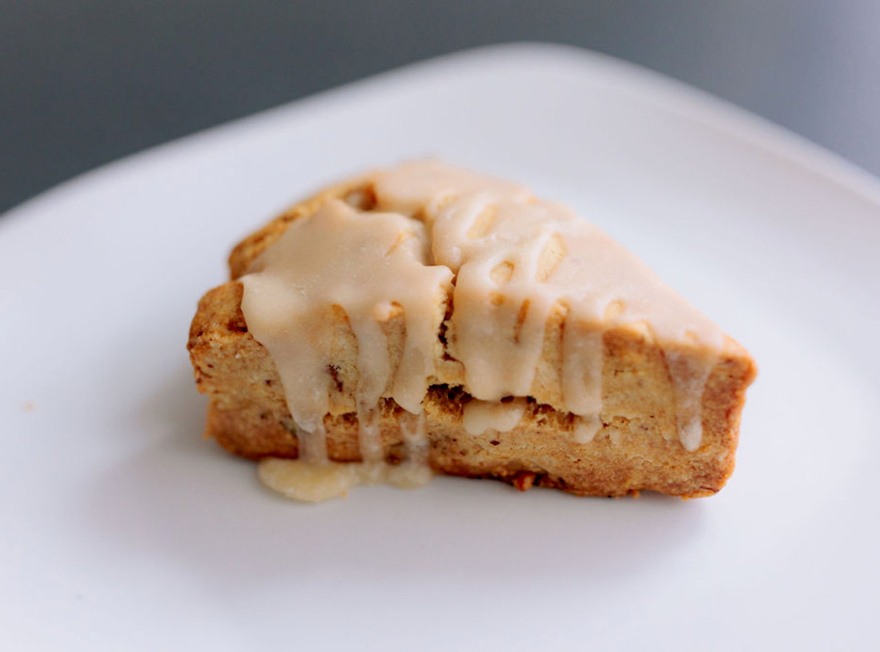 Gluten Free Maple Pecan and Cornmeal Scone by Chef Elizabeth Hameed