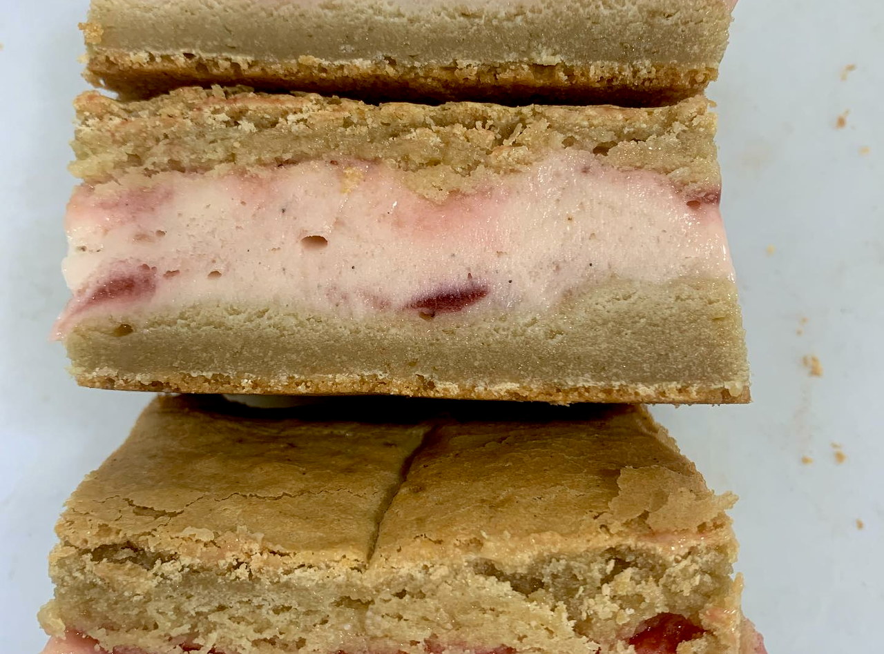 [deprecated] Seasonal Strawberry Cheesecake Blondie by Chef Diane Skwiercz