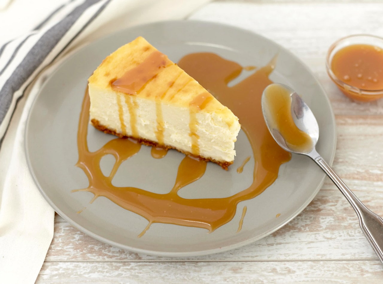 New York Cheesecake with Caramel by Chef Diane Conley