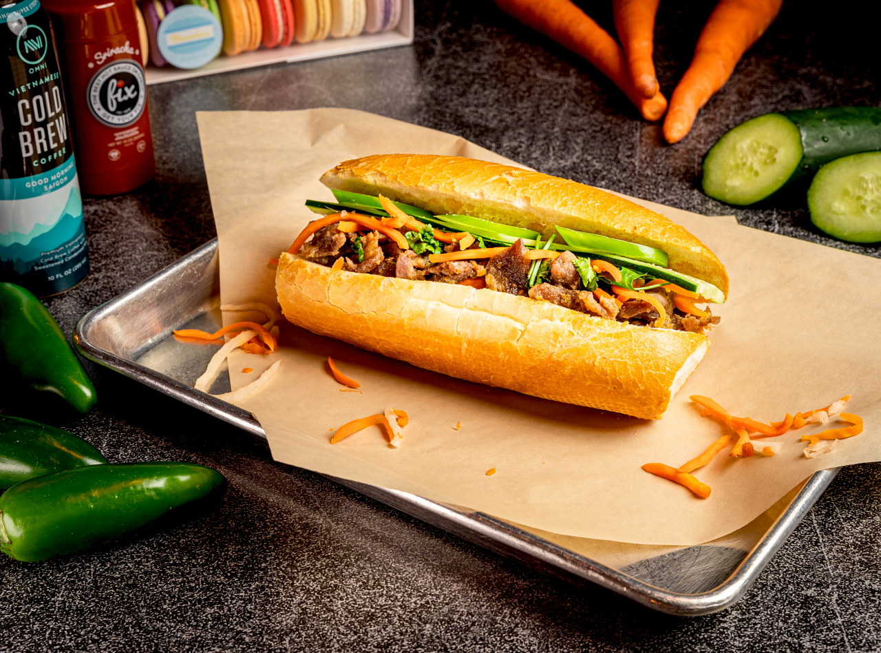 Lemongrass Pork Banh Mi Boxed Lunch by Vinason Pho Kitchen - SODO