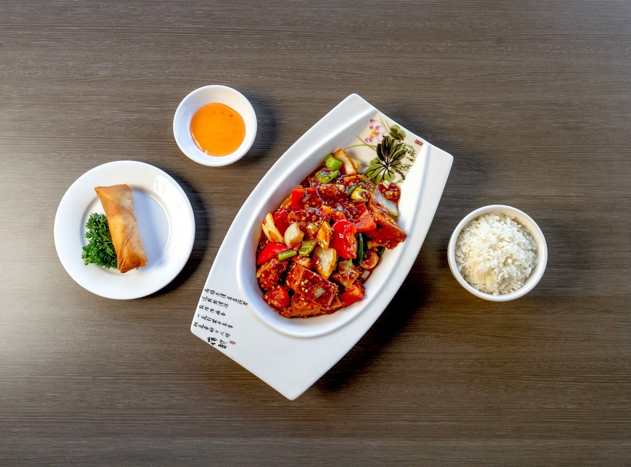 Da Ching Tofu Plate by Chef James Zhou