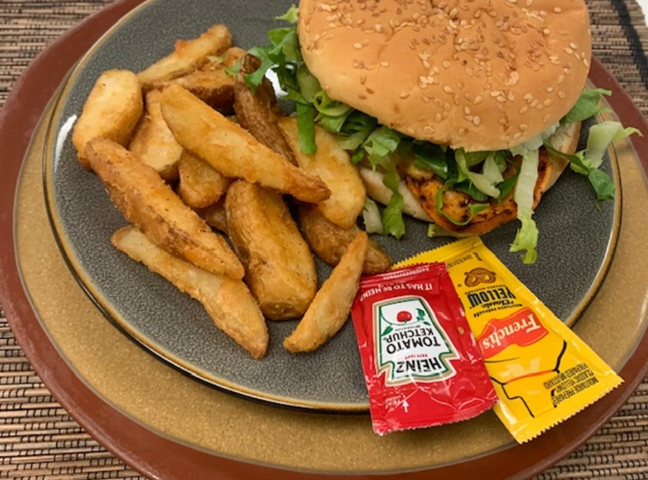 Gluten Free Vegan Tofu Burger Boxed Lunch by Chef Edgar Fauvet