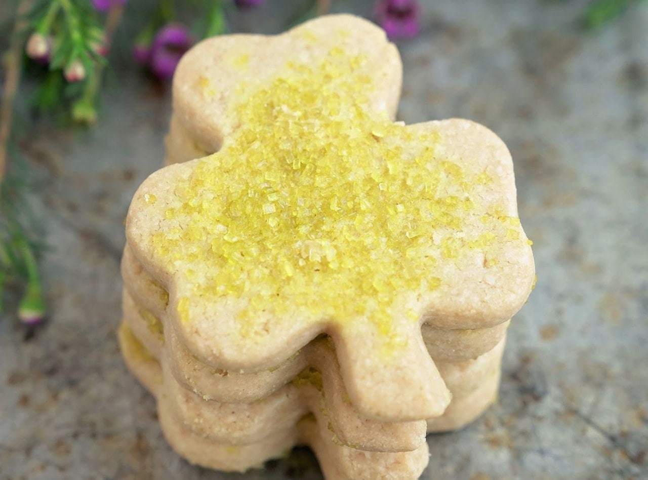 Macrina's Seasonal Shamrock Shortbread Cookies (Spring Availability) by Macrina Bakery