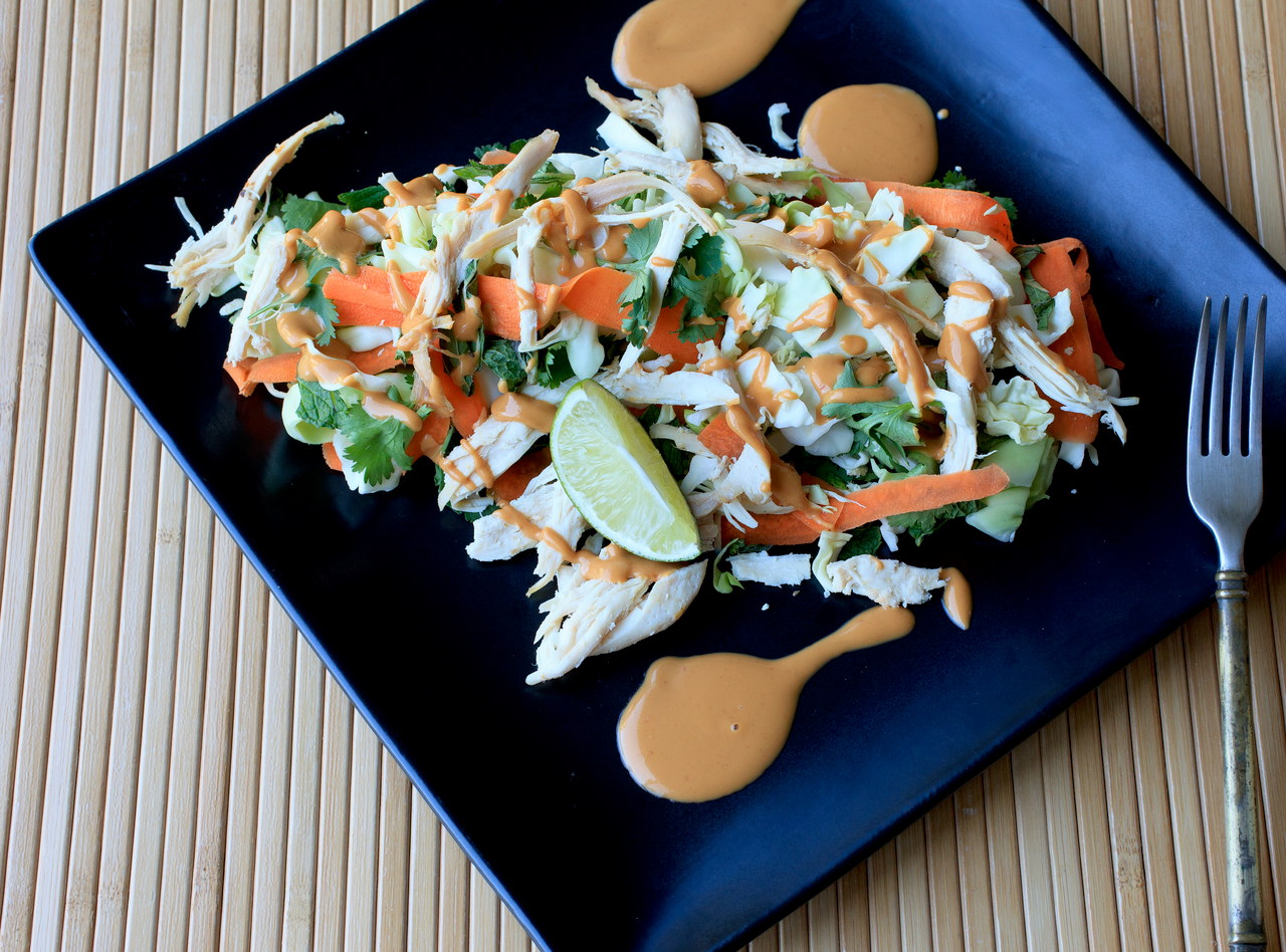 Asian Inspired Chicken and Herb Salad by Chef Katie Cox