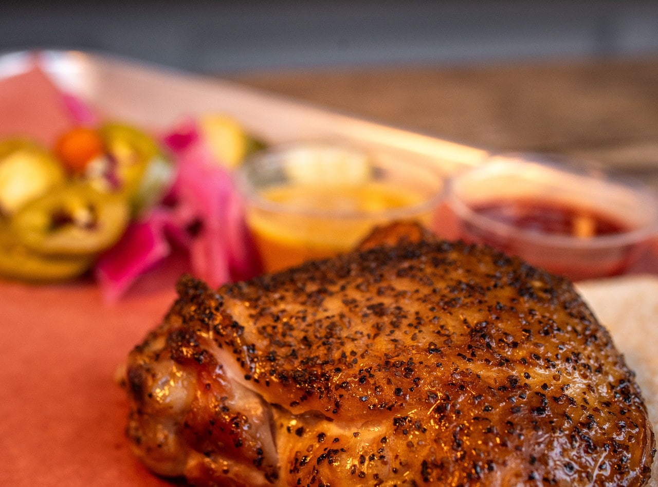 Dairy Free Smoked Chicken Thigh Combo Boxed Lunch by Chef Onur Gulbay