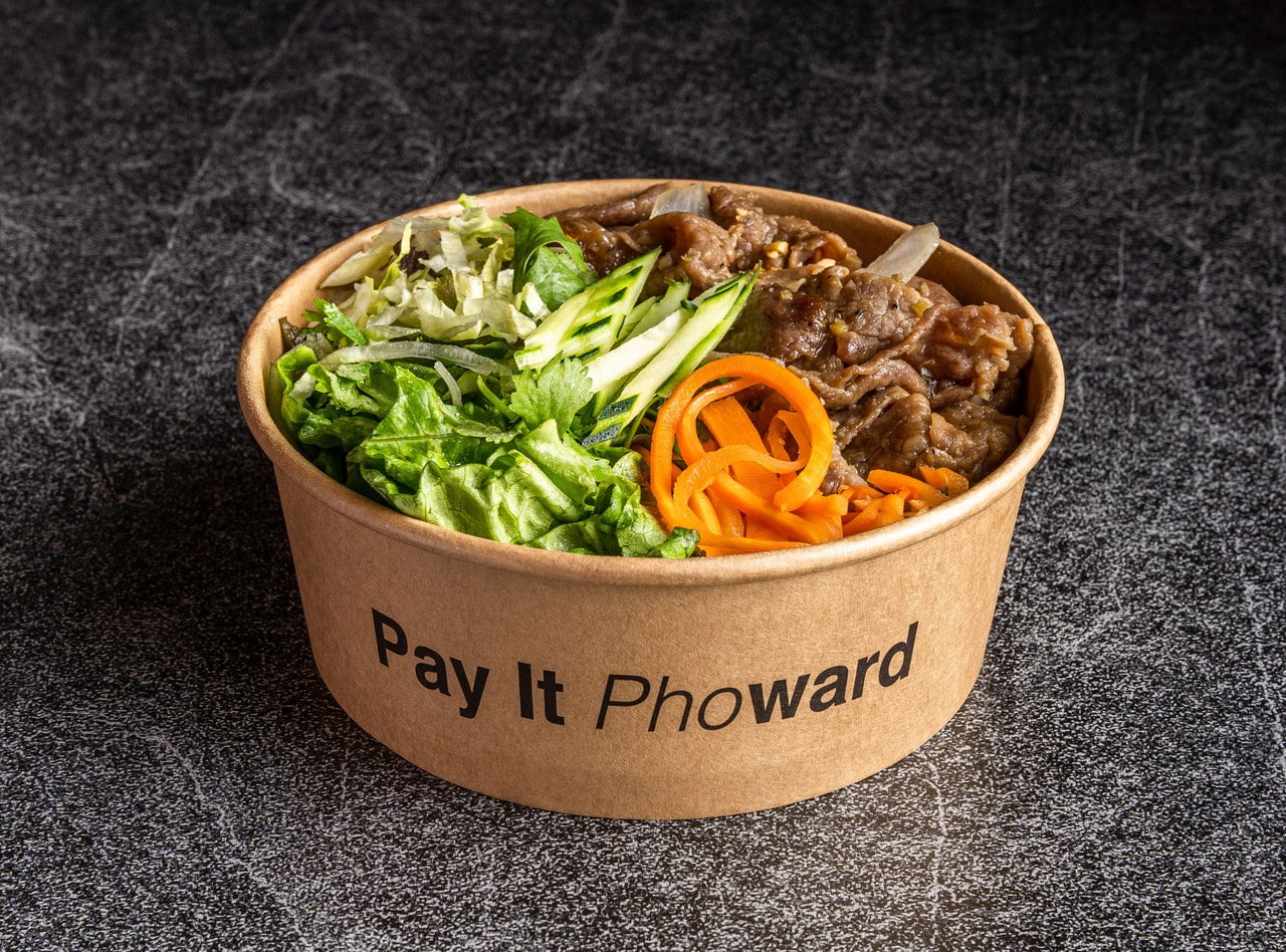 Vietnamese Salad with Lemongrass Pork Boxed Meal by Vinason Pho Kitchen - SLU