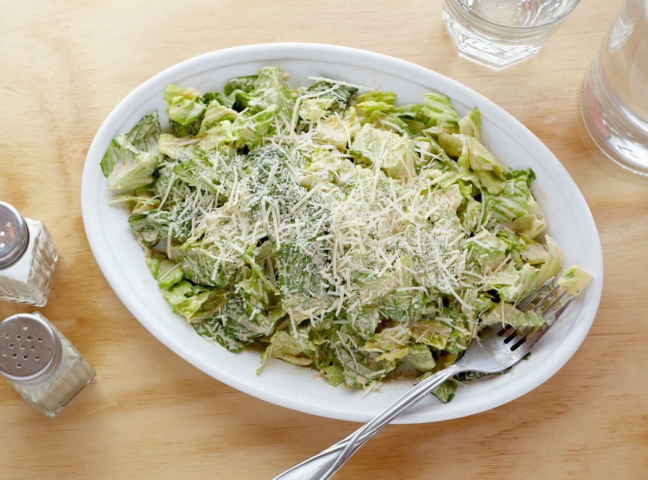 Side Salad with Caesar Dressing by Chef Jack Timmons