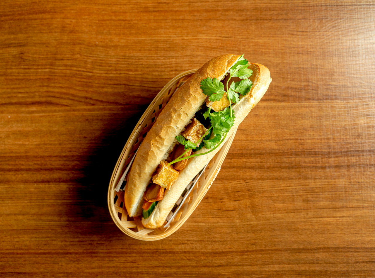 Vegan Tofu and Mushroom Banh Mi by Chef Kevin Nguyen