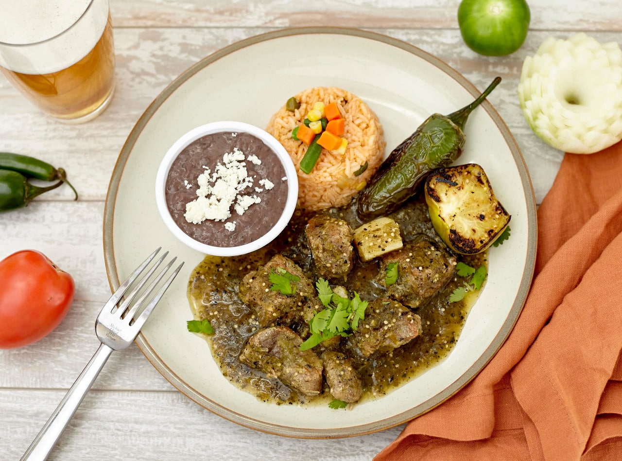 Chile Verde with Pork and Potatoes by Chef Frankie Morales - Cocina