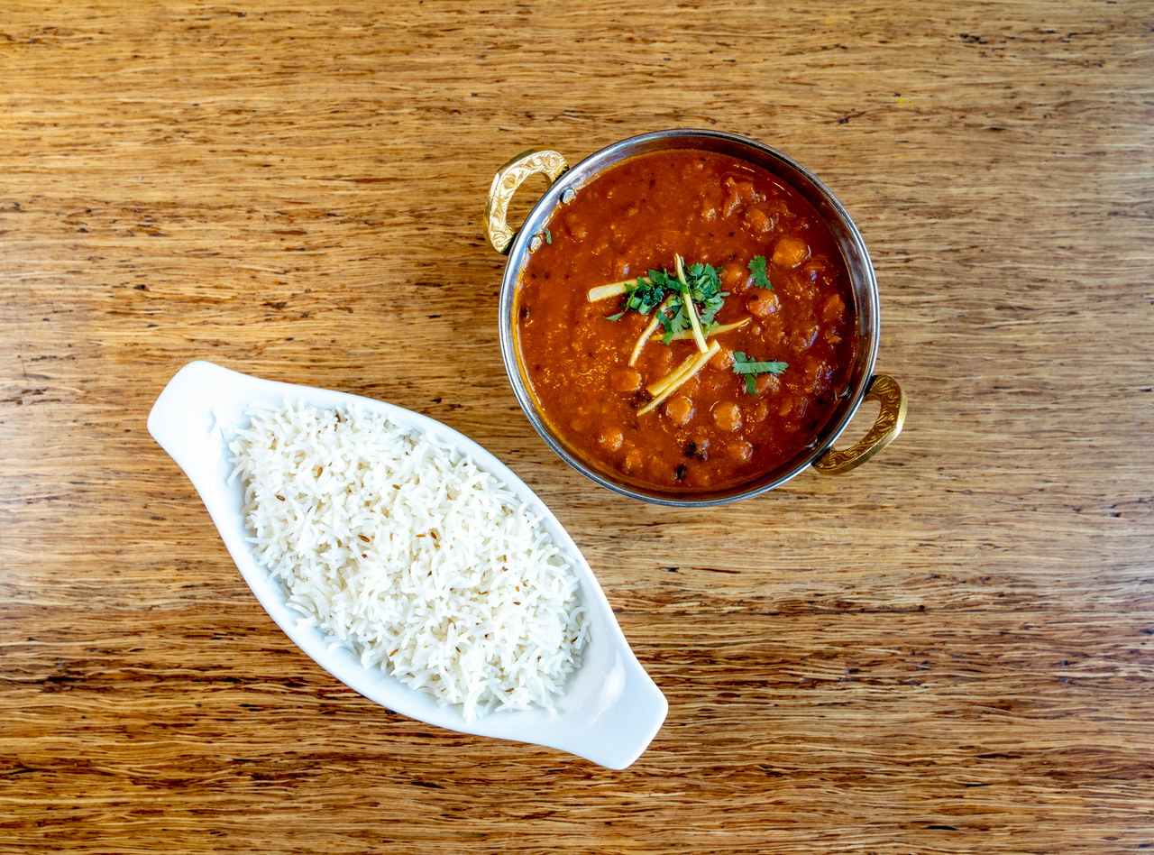Chana Masala Plate by Chef Sukhchain Singh