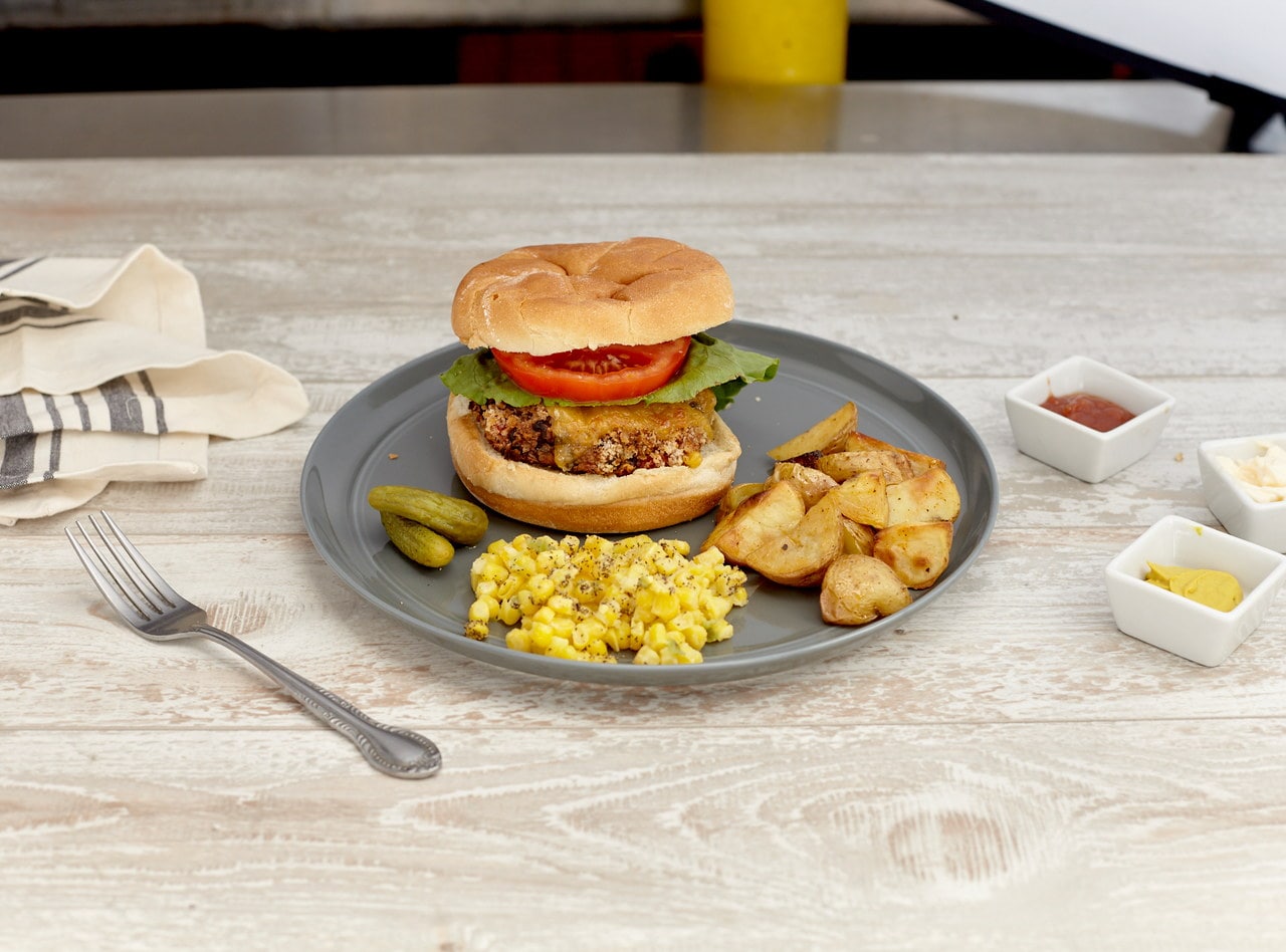 Vegan Burger Bar with Portobellos by Chef Katie Cox