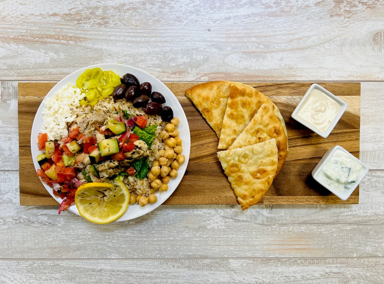 Greek Lemon Chicken Bowl by Chef Mulu Abate