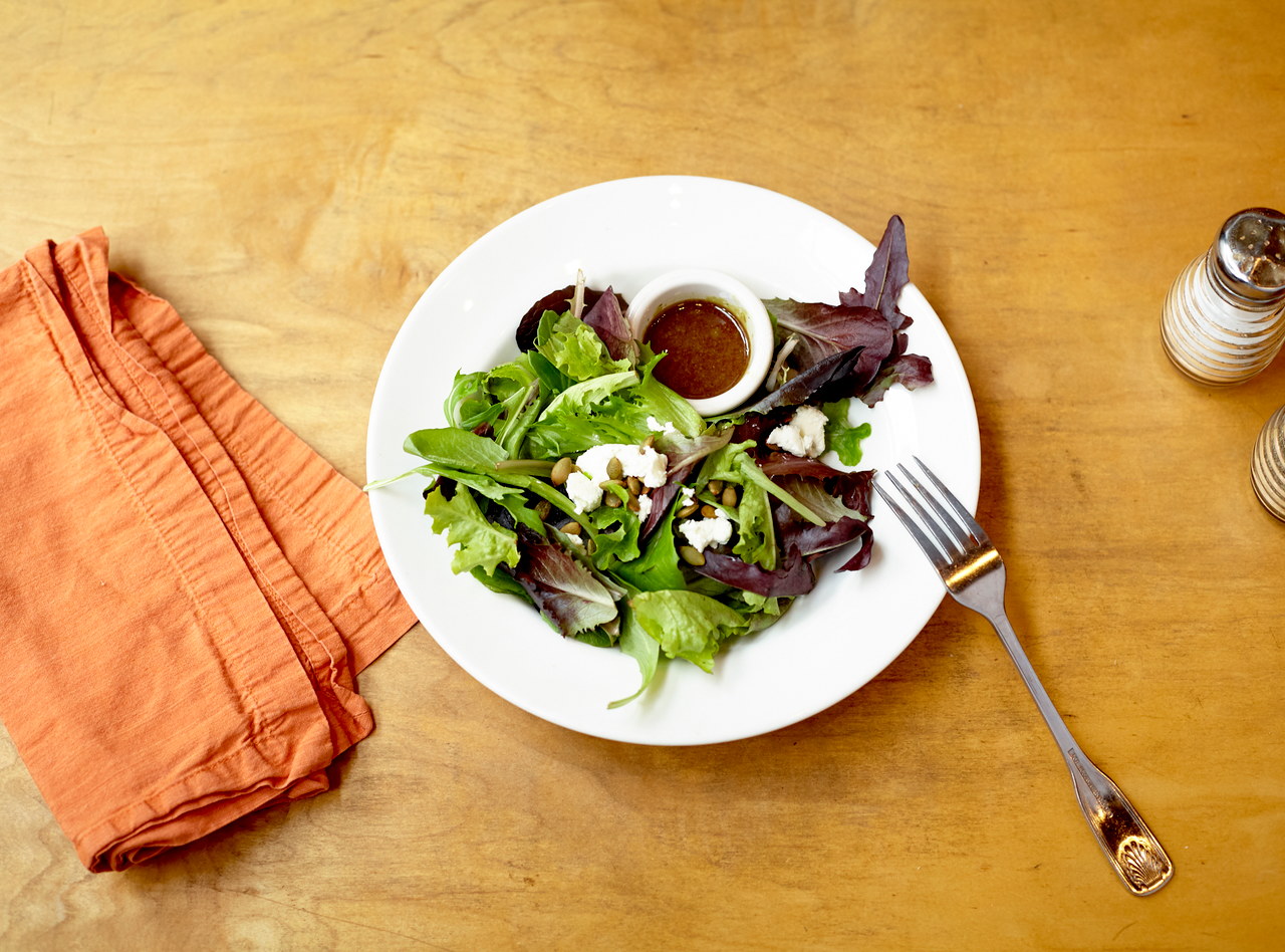 House Salad with Goat Cheese by Derek Shankland