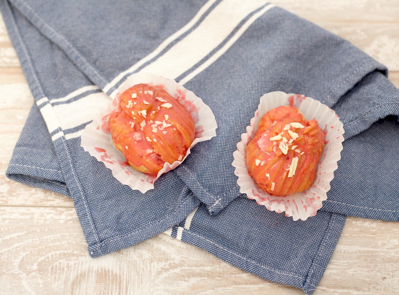 Mini Raspberry Eclairs by Chef Aly Anderson