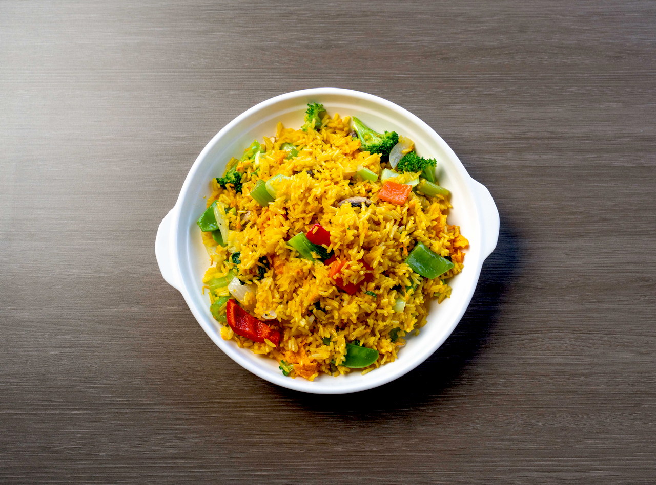 Mixed Vegetable Fried Rice by Chef James Zhou