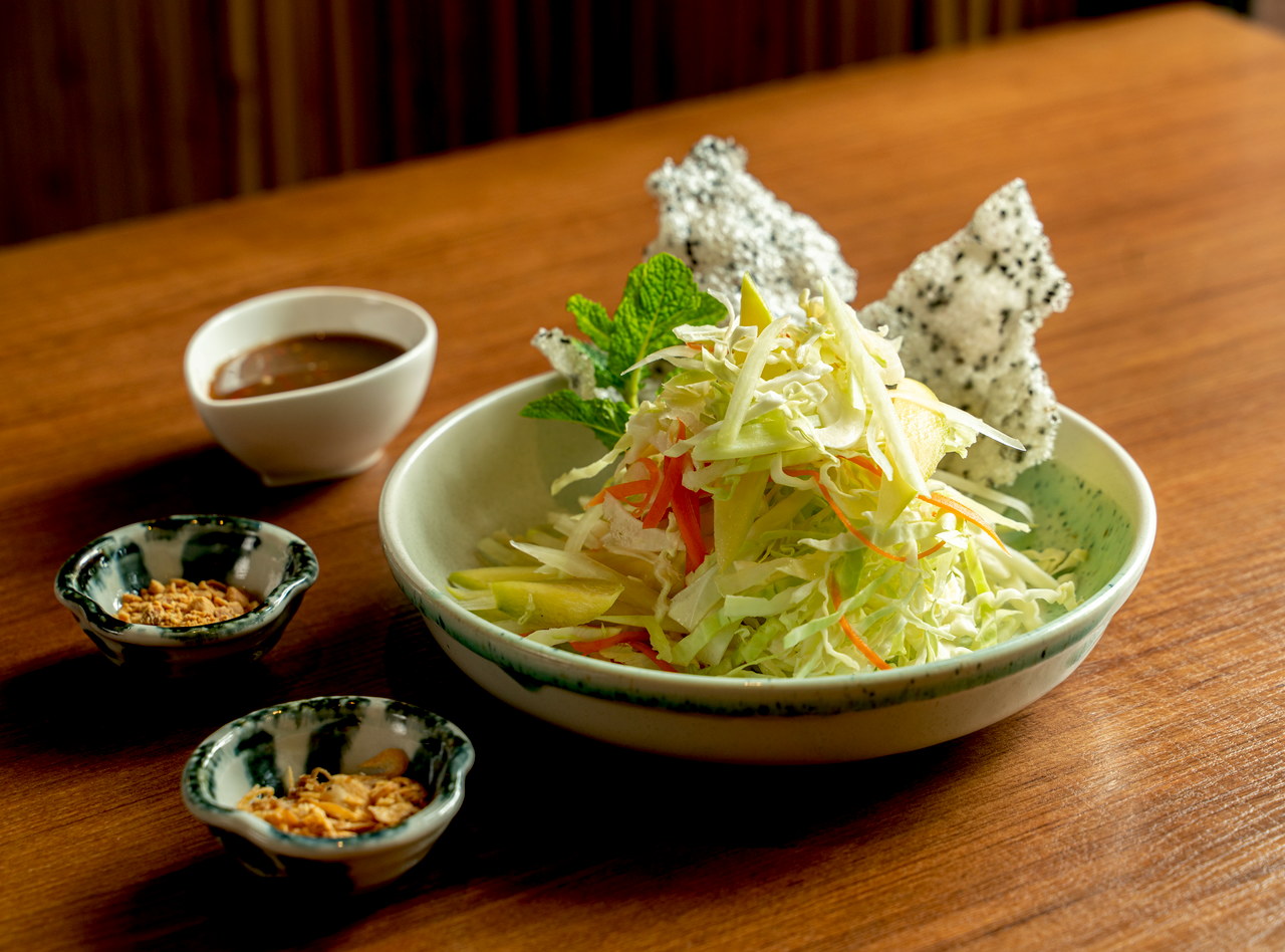 Mango and Papaya Salad by Chef Kevin Nguyen