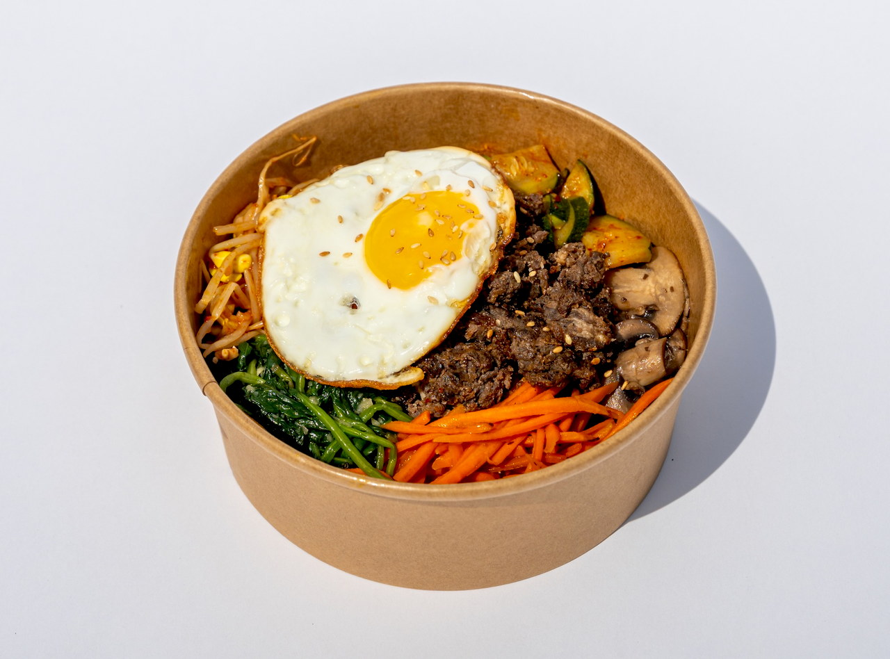 BYO Beef Bulgogi Bibimbap Bowl by Thuy Phan