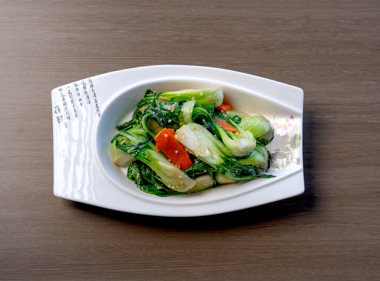 Garlic Bok Choy by Chef James Zhou