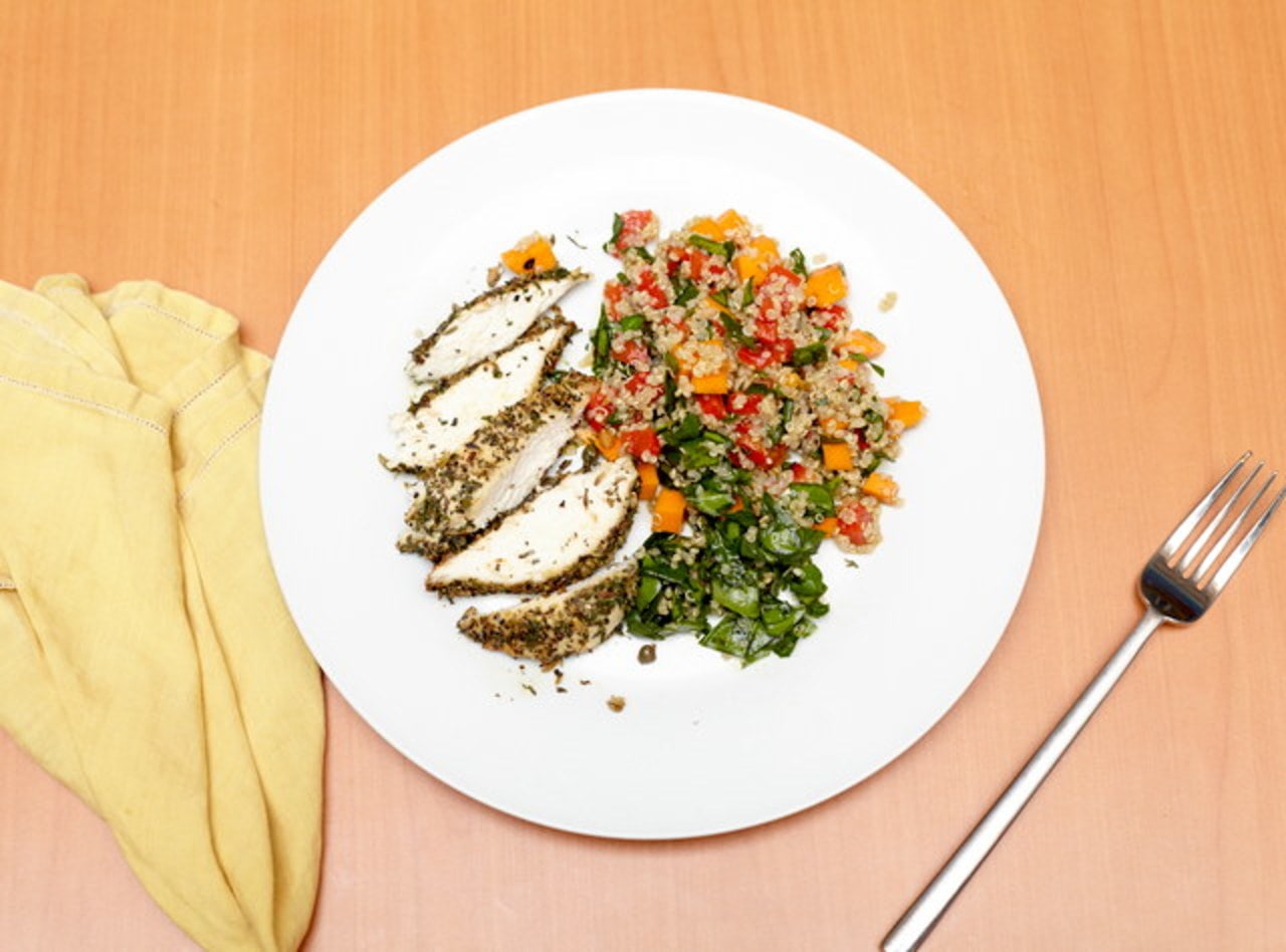 Lemon Fennel Chicken Boxed Lunch by Ripe Catering