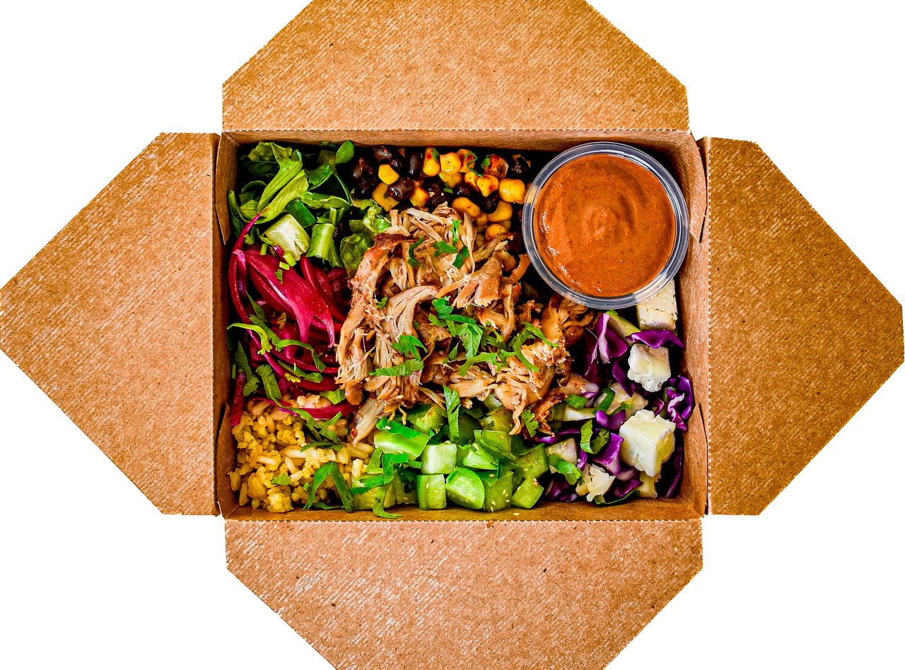 BYO Chicken Salad and Rice Bowl by Palmita