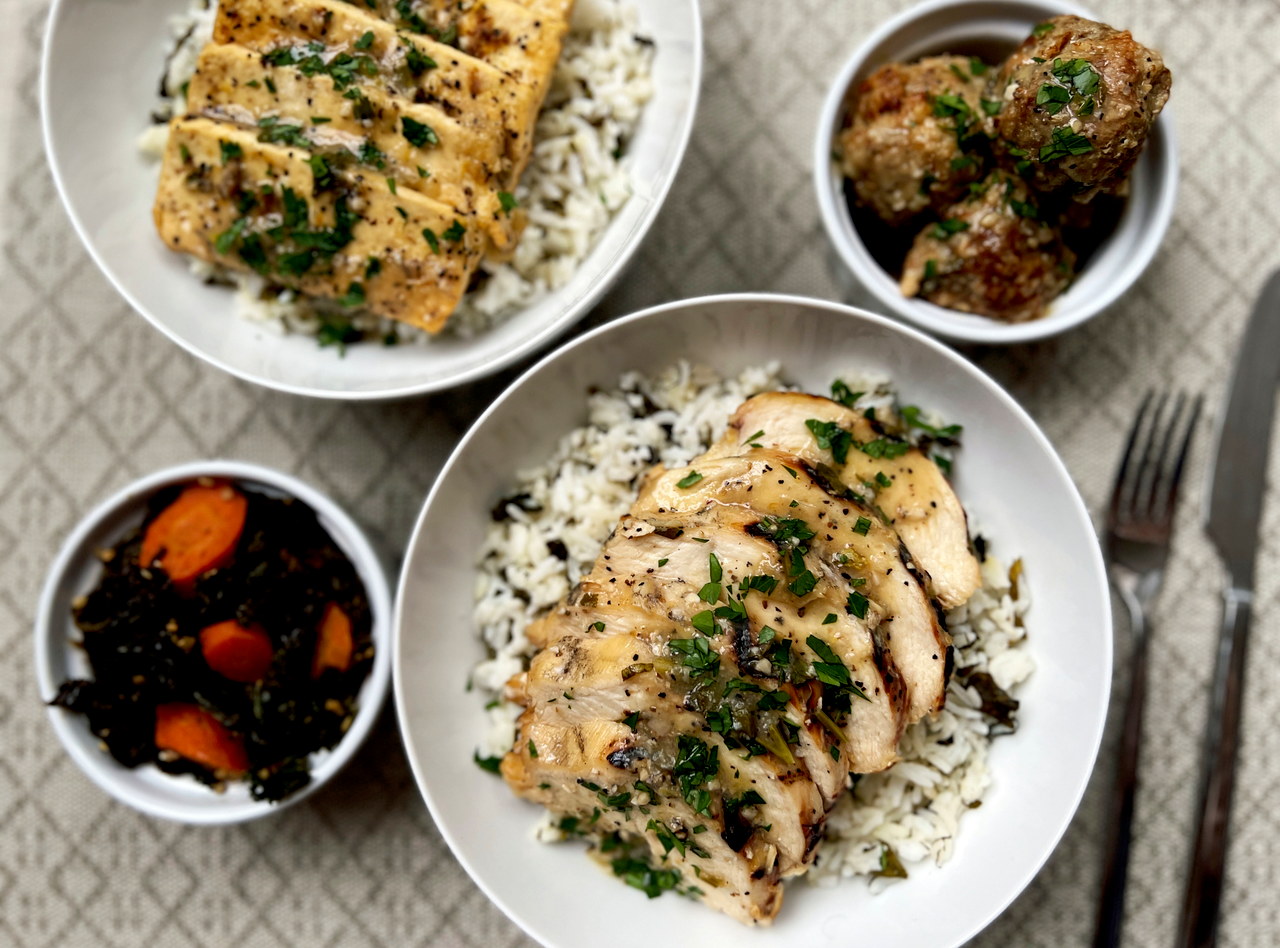 Dairy Free Lemon Pepper Chicken Boxed Lunch by Chef Jesse & Ripe Catering Team