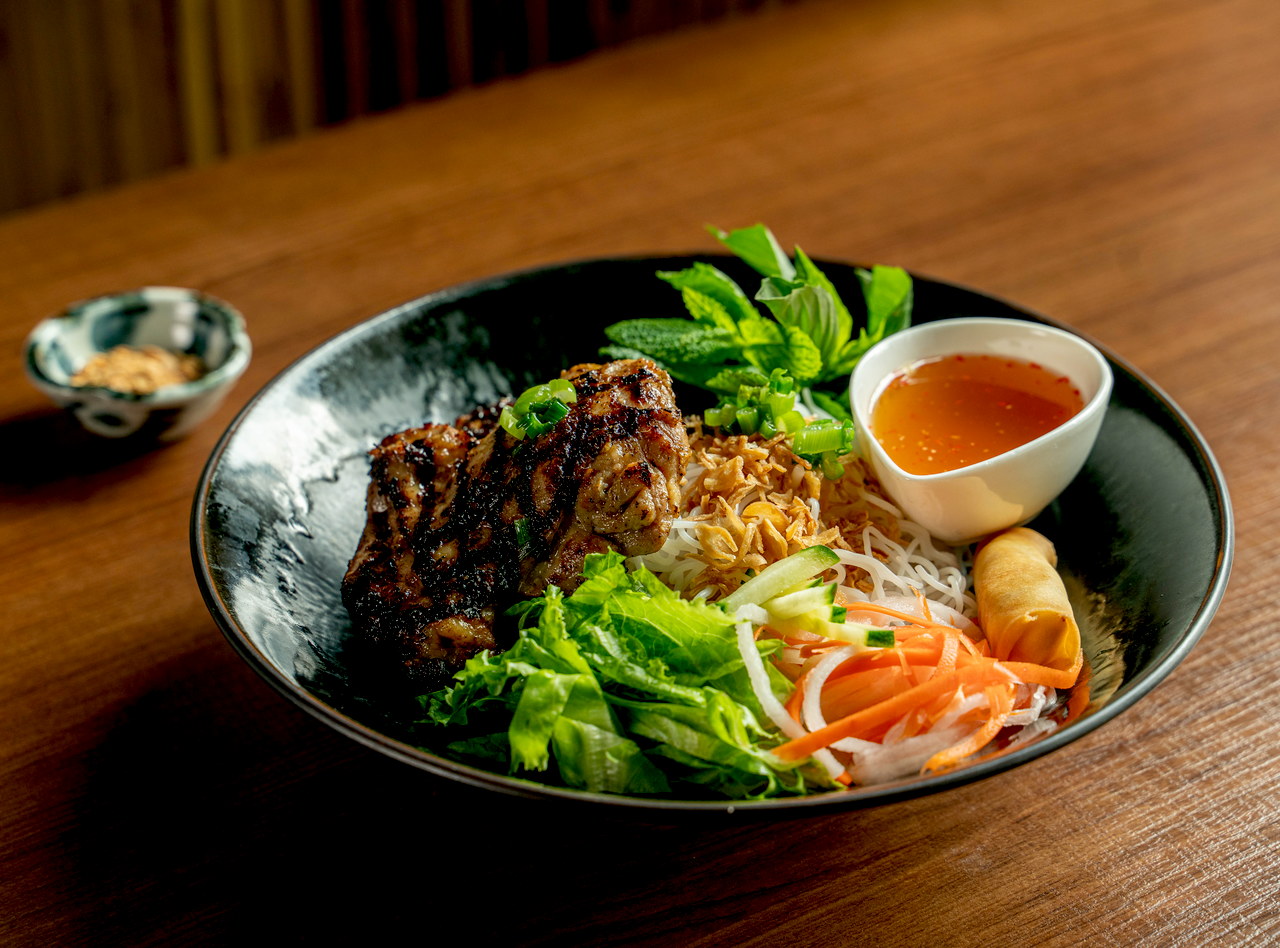 Lemongrass Chicken Vermicelli Bowl by Chef Kevin Nguyen