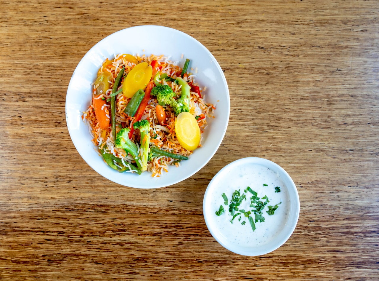 Vegetable Biryani by Chef Sukhchain Singh