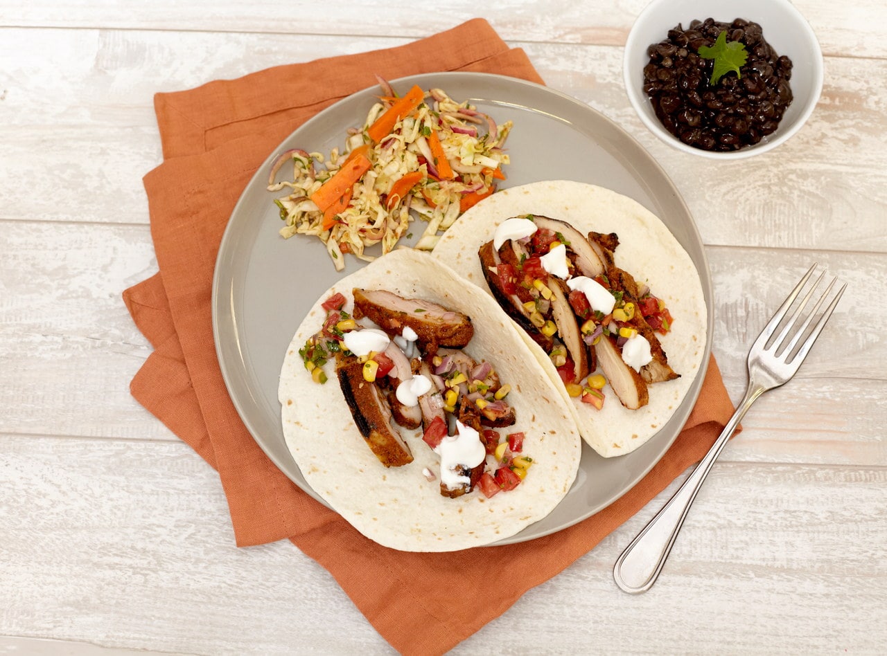 Blackened Chicken Tacos by Lish Chef