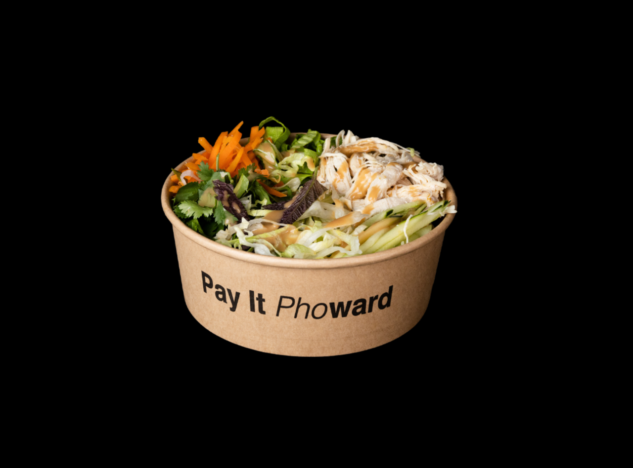 Nut Free Vietnamese Salad with Lemongrass Chicken Boxed Lunch by Vinason Pho Kitchen - SODO