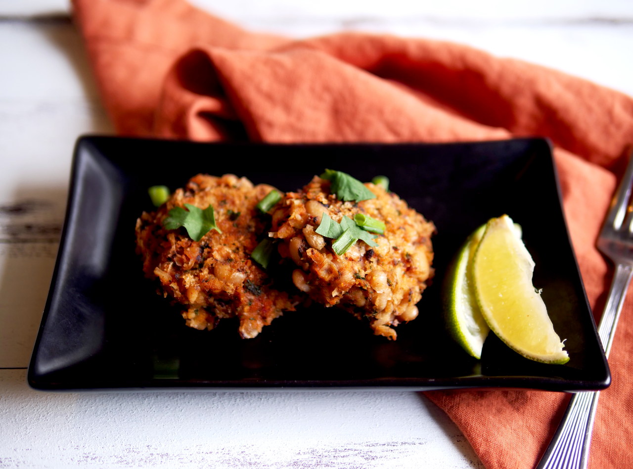 Side of Black Eyed Pea Patties by Chef Mulu Abate