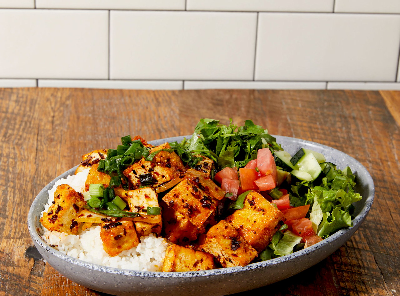 BYO Lemongrass Tofu Broken Rice Bowl by Chef Paul Nguyen